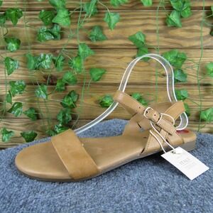 Mariella Women  Ankle Strap‎ Brown Leather Sz 10 Medium Gently Used 2025